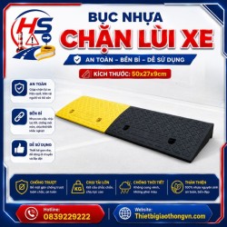 Bục nhựa chặn lùi xe 50*27*9cm | Bảo Hộ Hồng Sơn