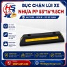 Bục chặn lùi bánh xe nhựa PP 55*16*9.5cm | Bảo Hộ Hồng Sơn