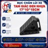 Bục chặn lùi xe tam giác đen nhựa 17*10*15cm | Bảo Hộ Hồng Sơn