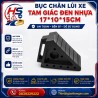Bục chặn lùi xe tam giác đen nhựa 17*10*15cm | Bảo Hộ Hồng Sơn