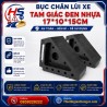 Bục chặn lùi xe tam giác đen nhựa 17*10*15cm | Bảo Hộ Hồng Sơn