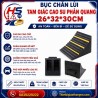 Bục chặn lùi tam giác cao su phản quang 26*32*30cm | Bảo Hộ Hồng Sơn