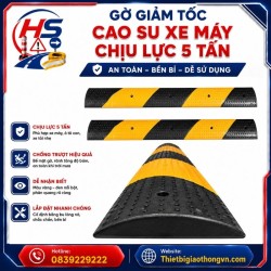 Gờ giảm tốc cao su xe máy chịu lực 5 tấn | Bảo Hộ Hồng Sơn