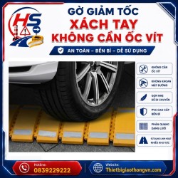 Gờ giảm tốc xách tay không cần ốc vít | Bảo Hộ Hồng Sơn